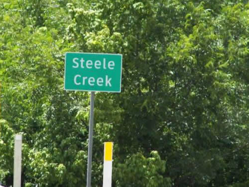 Thornton TX FM 2749 Steele Creek sign