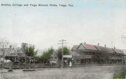 Tioga, TX - Bradley Cottage and Tioga Mineral Wells