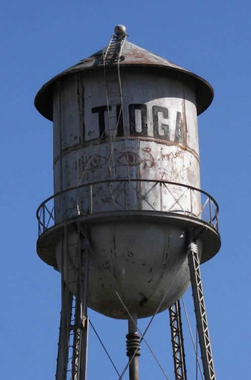 Tioaga Texas water tower
