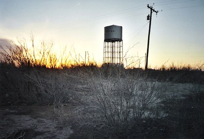 Toyah, Texas water tower