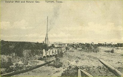 Toyah Tx - Sulphur Well Natural Gas 1909
