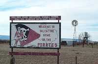 Valentine Texas welcome sign