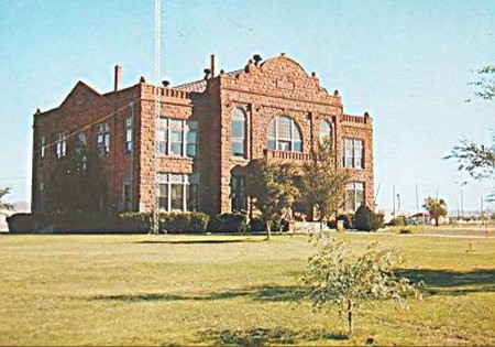 The first Culberson County courthouse, Van Horn, Texas