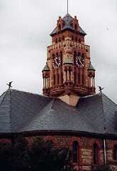 Ellis County courthouse clock tower