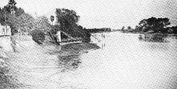 old photo of fell bridge in Weslaco