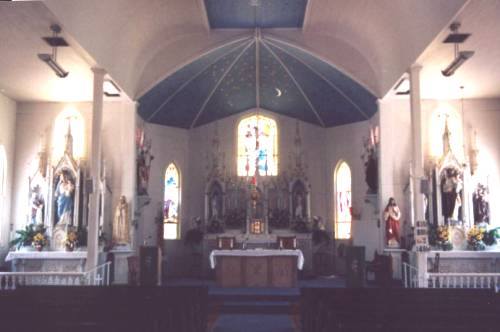 Church of Visitation altar, Westphalia, Texas