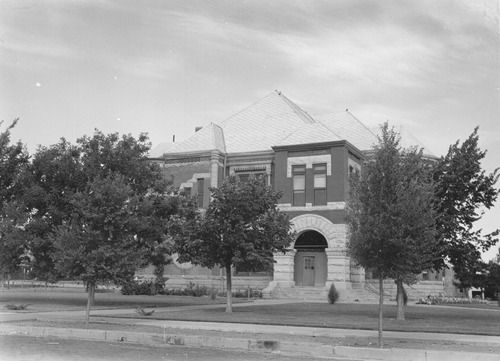 Clarendon TX - 1890 Donley County Courthouse 1939 photo