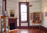 Architect Gibson's portrait and artifacts