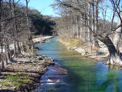 Medina River near Bandera Texas
