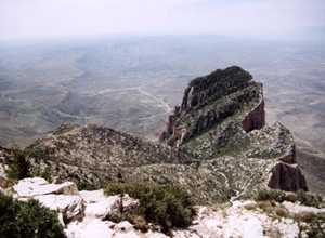View of El Capitan from Guadalupe Peak