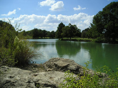 TX Blanco River in Blanco State Park 