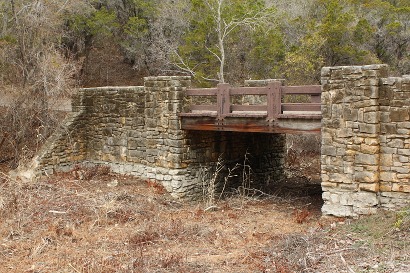 TX - Meridian State Park bridge