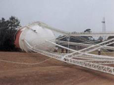 Conroe water tower down