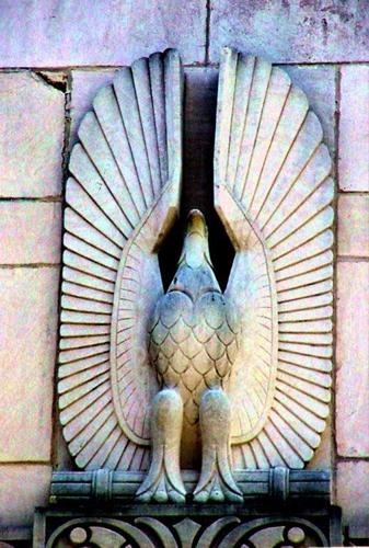 Port Arthur Texas courthouse eagle