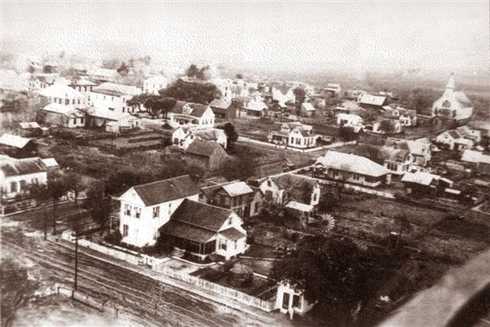 Fayetteville Texas town square  1929