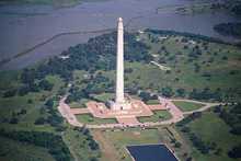 San jacinto Monument aerial  view