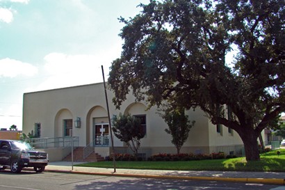 Mission TX -  former Post Office, now museum housing WPA Mural: