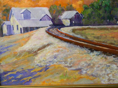 Fayetteville TX - House near RR Tracks By Michael  Clann