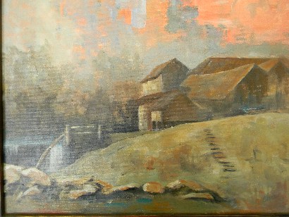 Luling TX - Zedler's Mill Painting By Michael Clann