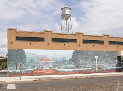 Matador TX mural & water tower