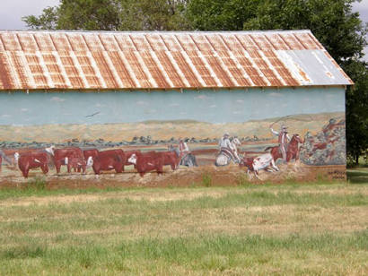 Matador TX mural - Matador Ranch