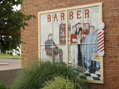 McLean TX Wall Mural -  Barber 