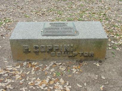 P. Coppini Sculptor Carriage Stone