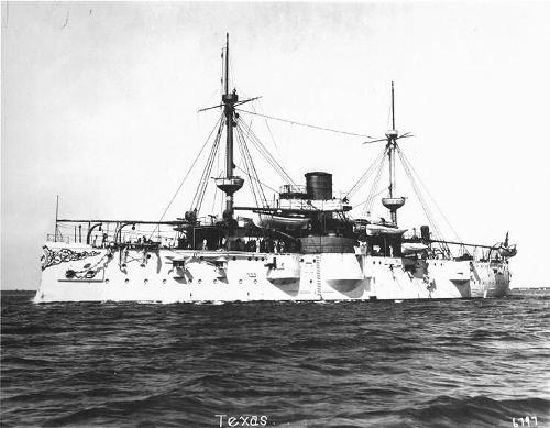 First Texas Battleship - USS Texas 1895-1911