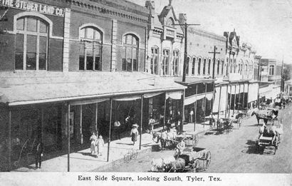 Tyler Texas - North Spring Ave., East Side Square 