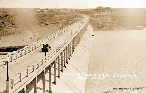 Williamson Dam Bridge, Lake Cisco, Cisco, Texas