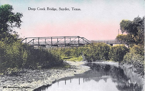 Deep Creek Bridge, Snyder, Texas