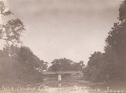 BrackettvilleT X Fort Clark Bridge postmarked 1910
