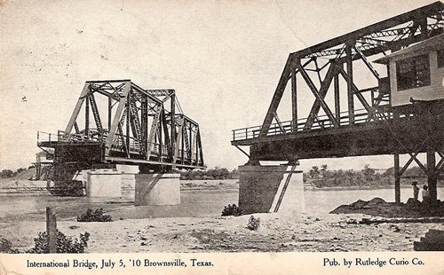 Brownsville, Texas, International Bridge, swing bridge opened