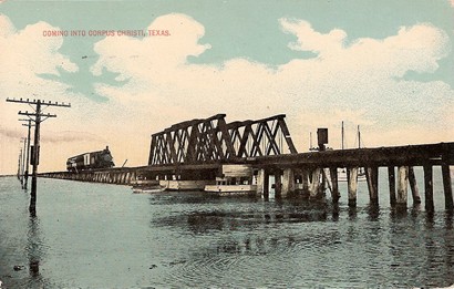 Corpus Christi TX Bridge Postmarked 1912