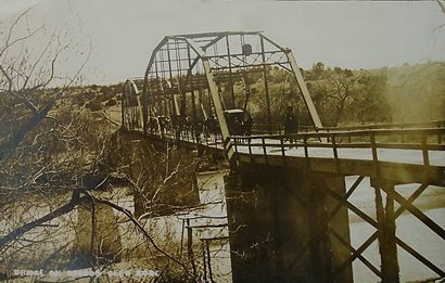 Glen Rose TX Brazos River Bridge circa1 908