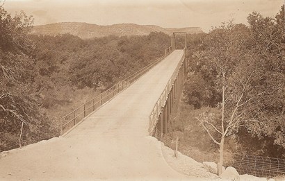 Junction TX Bridge Postmarked 1915