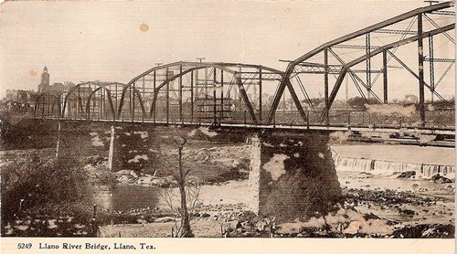 Llano TX, Llano River Bridge