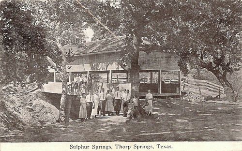 Thorp Springs Covered Bridge, Sulphur Springs, Texas 