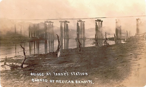 Rio Grande River bridge,  Tandy's Station Texas