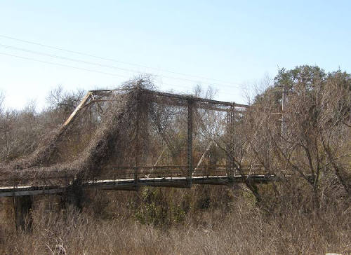 Abandoned Through Truss Bridge - Bee County Medio Creek Bridge, Normanna Tx