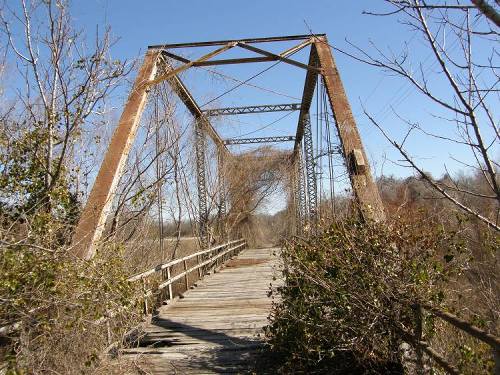 Through Truss Bridge - Bee County Medio Creek Bridge, Normanna Tx