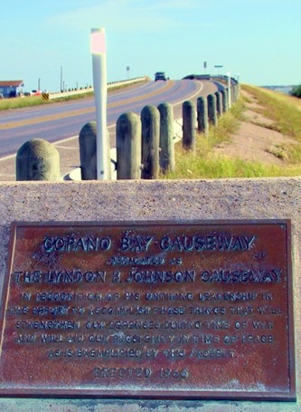 Copano Bay Causeway  plaque, Texas