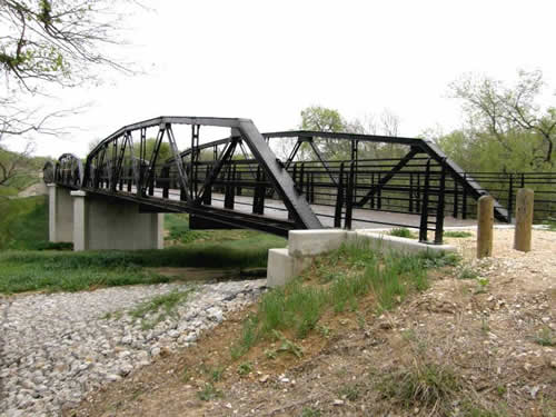 Floresville, TX - Wilson County Labatt Road Pony Truss Bridge