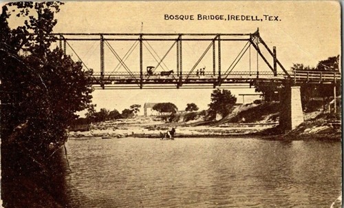 Iredell, TX - Bosque Bridge 1941 old photo