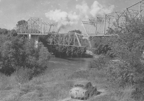 Smithville TX Colorado River Bridge Demolition