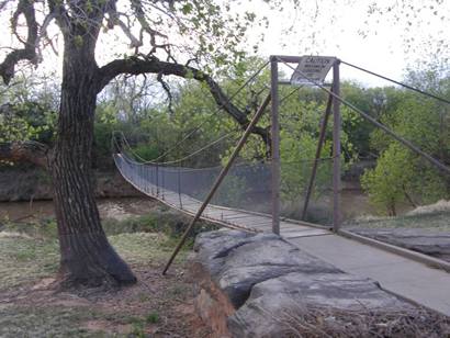 Wichita Falls Tx Suspension Footbridge