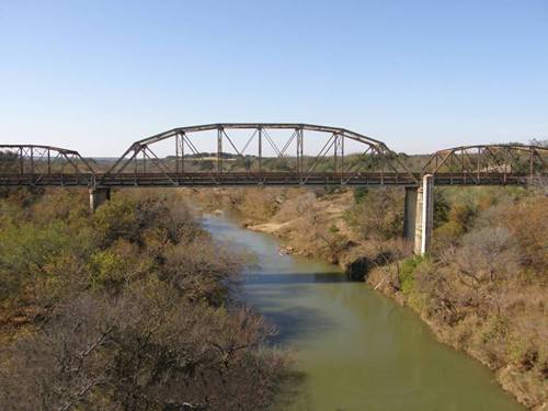 Winchell Bridge over Colorago River, Texas