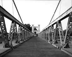 Waco Suspension Bridge vintage photo