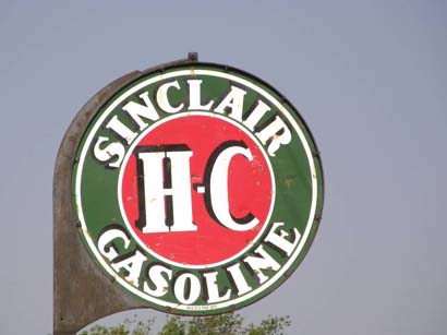 Snyder Tx Sinclair Gasoline sign