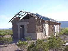 Adobes, west Texas ghost town